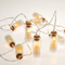 ”MINI GLASS BOTTLE" ΛΕΥΚΟ ΔΕΝΤΡΟ 10 LED ΛΑΜΠΑΚ ΣΕΙΡΑ ΜΠΑΤΑΡ(2xΑΑ) ΘΕΡΜΟ ΛΕΥΚΟ IP20 135+30cm ΔΙΑΦΑΝ Κ XJ10WW2A
