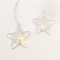 "METAL STARS" 10 LED ΛΑΜΠΑΚ ΣΕΙΡΑ ΜΠΑΤΑΡ.(3xAA) & ΧΡΟΝΟΔΙΑΚ (6ΟΝ/18OFF) ΘΕΡΜΟ ΛΕΥΚΟ ΑΣΗΜΙ ΜΕΤΑΛ XMSSTAR10WW2AT