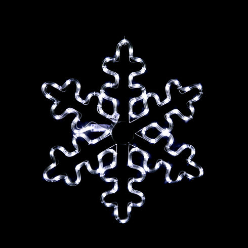 "SNOWFLAKE" 96 LED ΣΧΕΔΙΟ 4m ΜΟΝΟΚΑΝΑΛ ΦΩΤΟΣΩΛ ΨΥΧΡΟ ΛΕΥΚΟ ΜΗΧΑΝΙΣΜΟ FLASH IP44 56cm 1.5m ΚΑΛΩΔ XSNOWBLEDW56