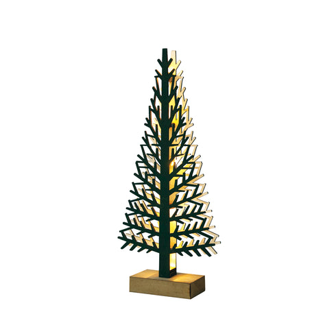 “WOODEN XMAS TREE LIGHT” ΠΡΑΣΙΝΟ ΔΕΝΤΡΟ-ΜΕΓΑΛΟ 10LED ΛΑΜΠΑΚ ΜΠΑΤΑΡ(2xAAA) ΘΕΡΜΟ ΛΕΥΚΟ IP20 21x5x47cm XTREGWW473A