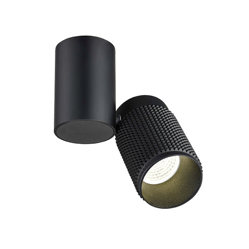 ^CEILING F/S 1XGU10 BLACK ALUMINUM 6.5X13X26CM MEGATRON1