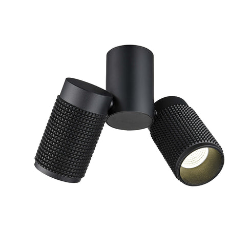 ^CEILING F/S 2XGU10 BLACK ALUMINUM 6.5X20X26CM MEGATRON1