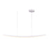 ^PENDANT F/S LED 20W 3000K 1400LM NAAVA WHITE ALUMINUM IP20 102X15X110CM