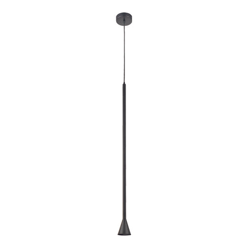 ^PENDANT F/S 1XGU10 CLOUZOT BLACK MET/CO IP20 D7,5XD10XH190CM