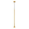 ^PENDANT F/S 1XGU10 CLOUZOT GOLD MET/CO IP20 D7,5XD10XH190CM