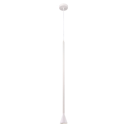 ^PENDANT F/S 1XGU10 CLOUZOT WHITE MET/CO IP20 D7,5XD10XH190CM