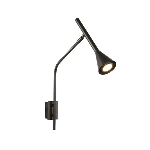 ^WALL F/S 1XGU10 CLOUZOT BLACK MET/CO IP20 40X52X8CM