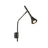 ^WALL F/S 1XGU10 CLOUZOT BLACK MET/CO IP20 40X52X8CM