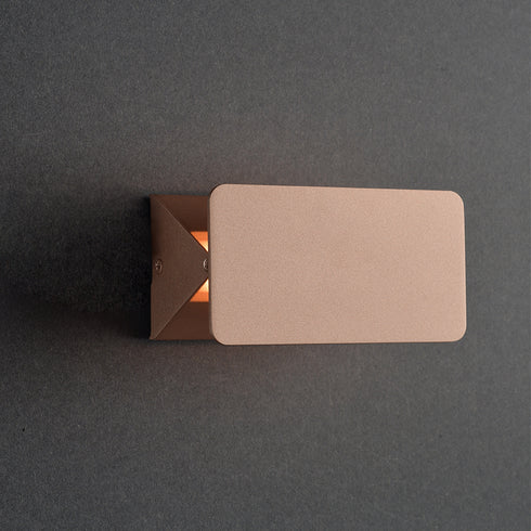 WALL LIGHT LED 5W 3000K ALUMINUM GOLD 16X8X5.5CM PYRAMID