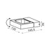 WALL LIGHT LED 6W 3000K ALUMINUM GOLD 14.5X13X3CM CYCLOP