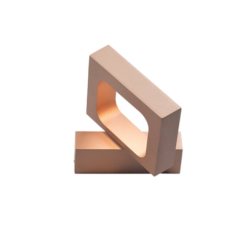 WALL LIGHT LED 6W 3000K ALUMINUM GOLD 14.5X13X3CM CYCLOP