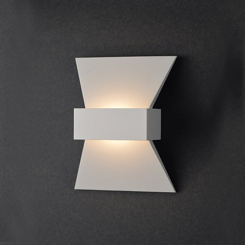 WALL LIGHT LED 6W 3000K ALUMINUM WHITE 20X16X7CM ELEGANT