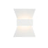 WALL LIGHT LED 6W 3000K ALUMINUM WHITE 20X16X7CM ELEGANT