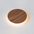 EPIT F/S LED 5W 3000K BLACK WOOD MDF CIRCLE Φ14XH3.6CM ECLIPSE