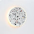 WALL LIGHT LED 10W 3000K 800LM TERRAZZO MDF CIRCLE Φ22X3.6CM ECLIPSE