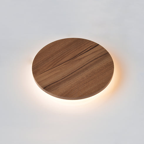 EPIT F/S LED 15W 3000K BLACK WOOD MDF CIRCLE Φ30XH3.6CM ECLIPSE