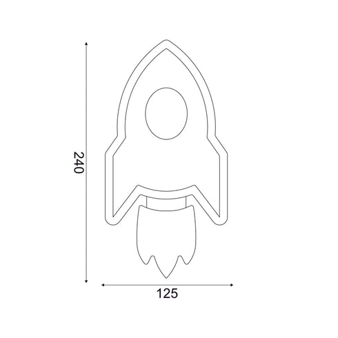 ΕΠΙΤΟΙΧΟ Φ/Σ LED 5.5W 3000K 385LM NASA ΜΑΥΡΟ MDF 24X13X3.8CM ZM21005WBK