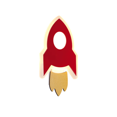 ΕΠΙΤΟΙΧΟ Φ/Σ LED 5.5W 3000K 385LM NASA ΚΟΚΚΙΝΟ MDF 24X13X3.8CM ZM21005WR