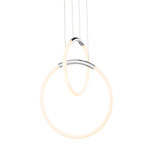 ^PENDANT F/S LED 24W 3000K 1680LM VENUS CHROME MET/CO IP20 40X30XH164CM
