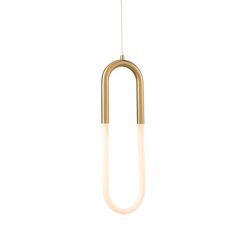^PENDANT F/S LED 8W 3000K 560LM VENUS BRASS MET/CO IP20 15X2.3XH230CM