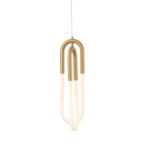^PENDANT F/S LED 16W 3000K 1120LM VENUS BRASS MET/CO 15X15XH230CM