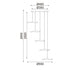 ΚΡΕΜΑΣΤΟ Φ/Σ LED 25W 3000K 1750LM NINFEA ΟΡΕΙΧΑΛΚΟ ΜΕΤ/ΚΟ IP20 D55XH260CM ZM34LEDP55BR