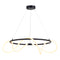 ^PENDANT F/S LED 60W 3000K 3400LM KYMA BLACK MET/CO IP20 D80XH230CM