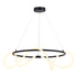 ^PENDANT F/S LED 60W 3000K 3400LM KYMA BLACK MET/CO IP20 D80XH230CM