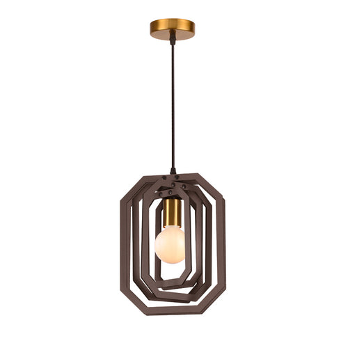 ΚΡΕΜΑΣΤΟ Φ/Σ 1ΧΕ27 ΣΚ.ΚΑΦΕ ΔΕΡΜΑ MDF D24XH100CM TRITON ZM391P24WDL