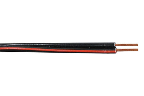 Speaker cable 2x0.50mm² Black / Red