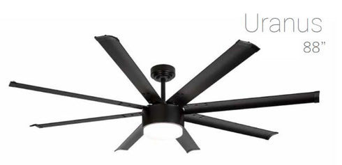 Lineme ΑΝΕΜ/ΡΑΣ ΟΡΟΦΗς ΦΩς ΤΗΛ .88" ΜΑΥΡΟΣ URANUS 02-00313