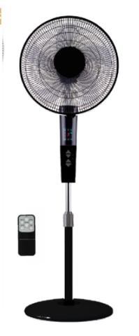 Lineme ΑΝΕΜΙΣΤΗΡΑΣ ΟΡΘΟΣΤΑΤΗ 16"& ΤΗΛ/ΣΜΟ ΜΑΥΡΟ 02-00145-2