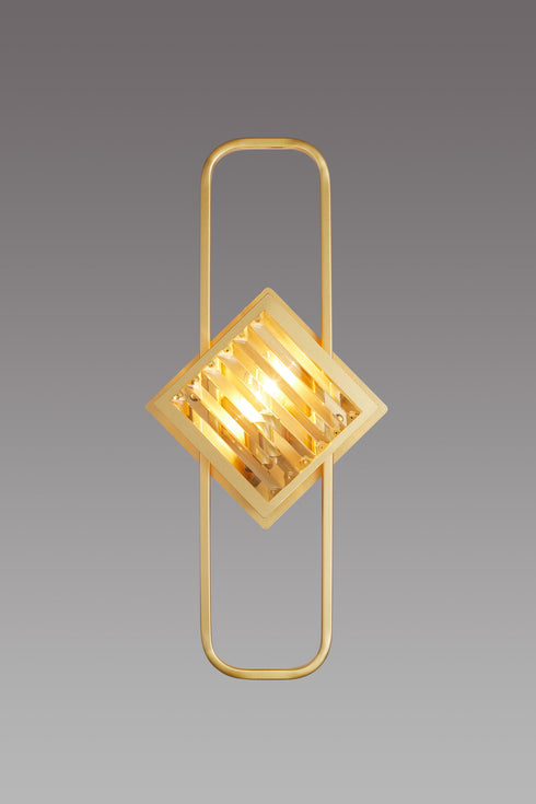 ARlight WLC 2473 ΑΠΛΙΚΑ ΧΡΥΣΗ ΠΑΡΑΛ/ΜΗ ΜΕ ΤΕΤΡΑΓΩΝΟ ΠΛΑΙΣΙΟ ΚΡΥΣΤΑΛΛΟ 2ΧΕ14