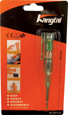 ΚΑΤΣΑΒΙΔΙ ΔΟΚΙΜΑΣΤΙΚΟ ΤΑΣΗΣ 250V ΑΔΙΑΒΡΟΧΟ 6877-18 KANGTAI