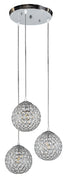 ARlight PDC 3459-3 CR 3/Φ ΜΠΑΛΙΤΣΕΣ ΚΡΥΣΤΑΛΛΑ 3ΧΕ27