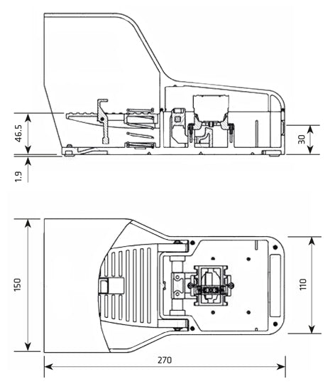 ΠΟΔΟΔΙΑΚΟΠΤΗΣ ΘΕΡΜΟΠΛΑΣΤΙΚΟΣ ΜΟΝΟΣ ΜΕ ΑΣΦΑΛΕΙΑ 16A IP7007I GIOVENZANA