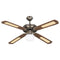 CEILING FAN WITH 1 LIGHT E27 BROWN GOLD Φ130 70W WITH TEL / RIO