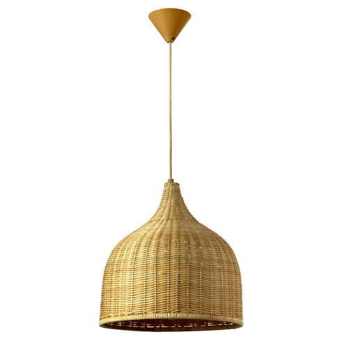 PDC BS-4 PENDANT SINGLE LIGHT ARLIGHT BAMBOO LAMP IN THE CONICAL BELL