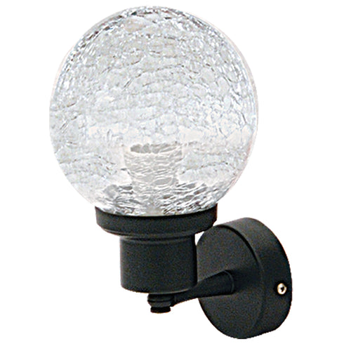 ARlight WLA 907 BK ΑΠΛΙΚΑ ΜΕ ΓΥΑΛΙ ΑΛΟΥΜΙΝΙΟΥ 1ΧΕ27