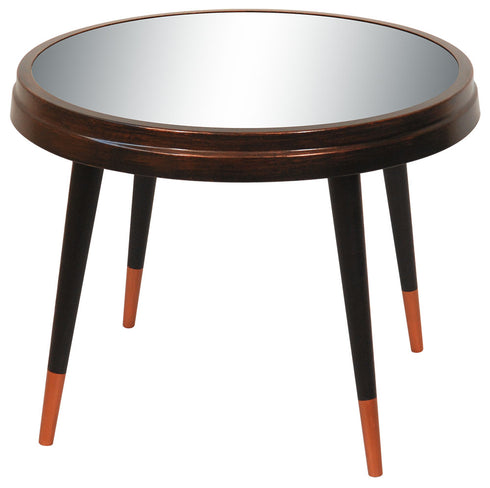 TGR-E-38 BANK. LIVING ROOM ROUND 60CM WE SMOKE GLASS