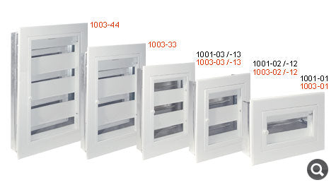 Distribution table Recessed LIGHT 4 Series 80 Elements White