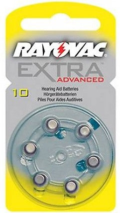 Rayovac Extra Advanced Βαρηκοΐας 10 (6τμχ)