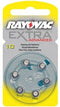 Rayovac Extra Advanced Βαρηκοΐας 10 (6τμχ)