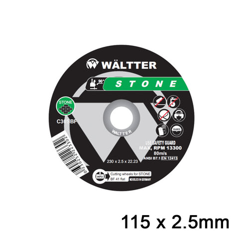 Δίσκος Κοπής Δομικών Υλικών WALTTER 115x2.5mm WÄLTTER 1152522