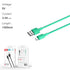 XO NB156 USB Καλώδιο Φόρτισης για Lightning Πράσινο