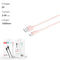 XO NB156 USB Καλώδιο Φόρτισης για Micro Ρόζ