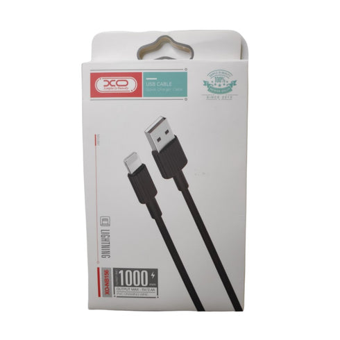 XO NB156 USB Καλώδιο Φόρτισης για Lightning Πράσινο