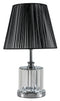 TLC 6836 LAMP NICKEL BLACK LAMPS CRYSTALS