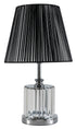 TLC 6836 LAMP NICKEL BLACK LAMPS CRYSTALS