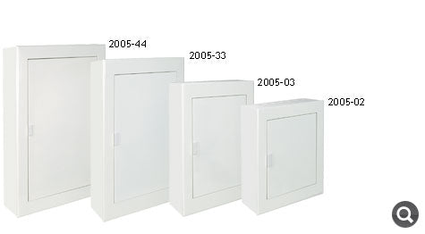 Distribution panel Wall LIGHT 1 Series 13 Elements White with Closed Door